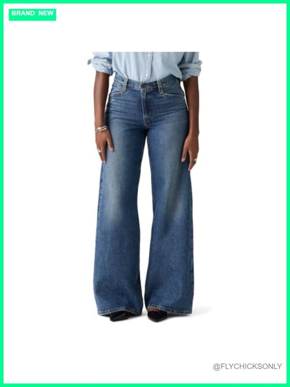 Levi's 94 Baggy Wide Leg Mid Rise Non-Stretch Jeans